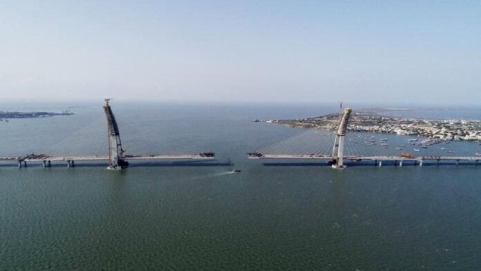 Narendra Modi, Gujarat, Okha-Beyt Dwarka Signature Bridge, cable-stayed bridge, engineering