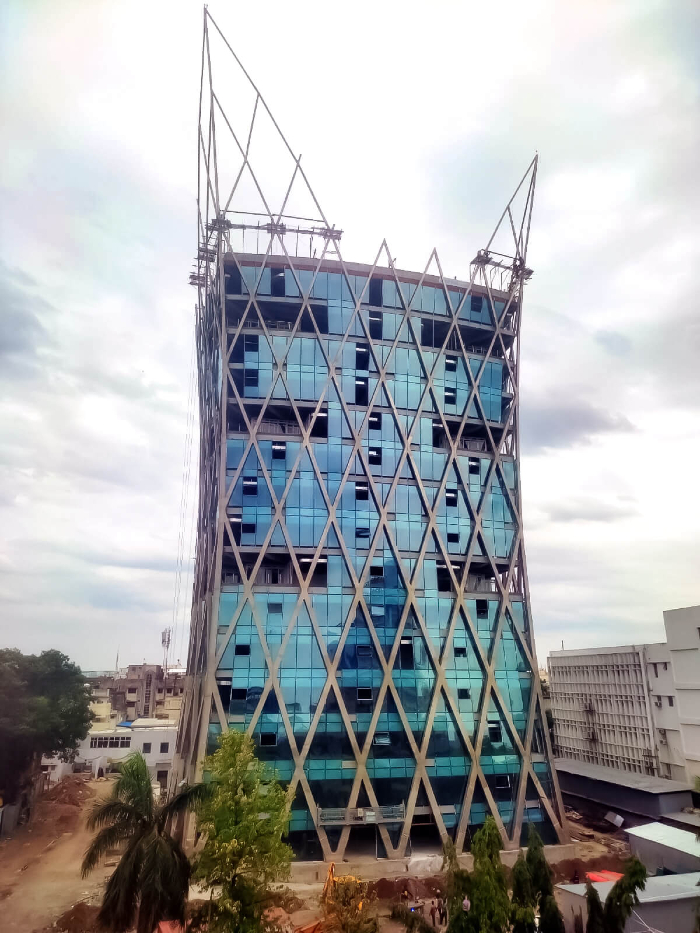 Jindal Stainless Powers India's First Diagrid Structure Jindal Stainless Limited, stainless steel, diagrid structure, Chennai, Indian Green Building Council, IIT Madras, IIT Bombay, Abhyuday Jindal