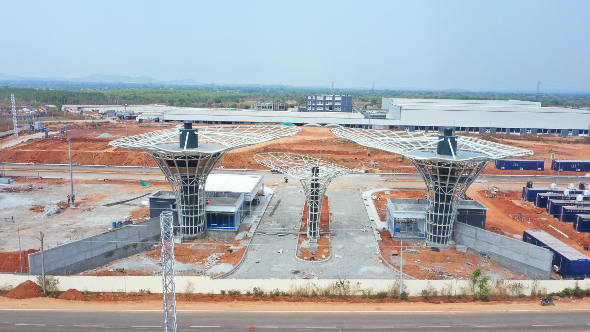 Architectural innovation, steel mushroom, Armour Steels Building India, Dr LS Jayagopal, Mithran Structures, DXN Manufacturing (India) Pvt Ltd, steel gates, unique design, lattice structure, multifunctional design, steel construction, innovative architecture, sustainable design, advanced engineering