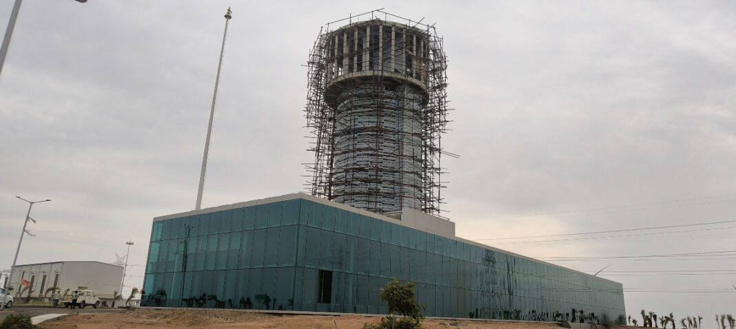 Control Command Centre, Adani Green Energy, renewable energy, innovation, structural design, Tata Structura, seismic zone, circular tower, steel sections, fabrication, sustainability, infrastructure