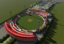 Nashik’s Cricket Stadium: A Ball-Inspired Architectural Marvel Nashik International Cricket Stadium, Stadium Architecture, Cricket Ball Inspiration, Photovoltaic Cells, Solar Panels, Steel Trusses, Innovative Design, Pre-Cast Elements, Rainwater Collection System, Terrain Challenges, Site Zoning, Safety Measures, Earthquake-Resistant Design, Synectics Architects, Deepak Kulkarni Consultants, Multi-Zone Layout, Sustainable Design, Future Expansion