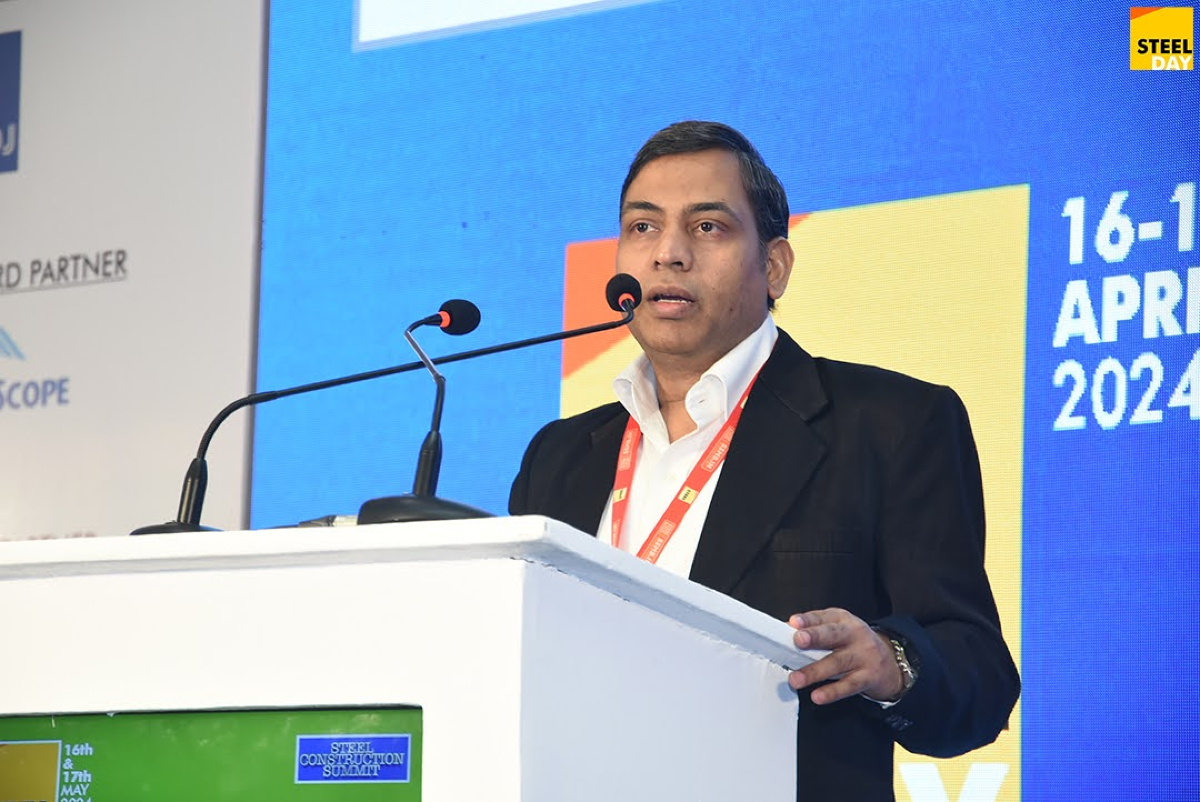 STEEL DAY Conference, steel construction, The Lalit Mumbai, Buildings & Infrastructure, Warehouse Industrial Structures, sustainability, innovation, Amit Shah ISCA Chairman, Ashwini Kumar Ministry of Steel, Vijay Sharma Jindal Stainless, architectural design, structural engineering, urban development, modular construction, seismic resilience, sustainable growth, Tata Steel, Engineers India Ltd, AI in Design & Construction, Navi Mumbai International Airport, steel manufacturing, Jindal Steel & Power, APL Apollo Steel Pipes, Tata BlueScope Steel, Everest Industries, Kirby Building Systems, Altair Inc., BDN Fasteners, Phenix Construction, Roxul Rockwool, Roofix Fasteners.