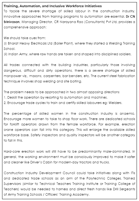 Steel Construction Boom, Educational Revamp, Industry Experts, Training Institutes, Workforce Inclusivity, Automation in Construction, Steel Erection Safety, Job Retention Challenges, Curriculum Development, Microlearning, Dual Education System, Industry-Academia Collaboration, Hands-On Training, Career Opportunities, Training Programs, Safety Protocols, Government Support, Technological Advancements, Female Workforce in Construction, Professional Development, Construction Industry Trends, Work Environment Improvement,
