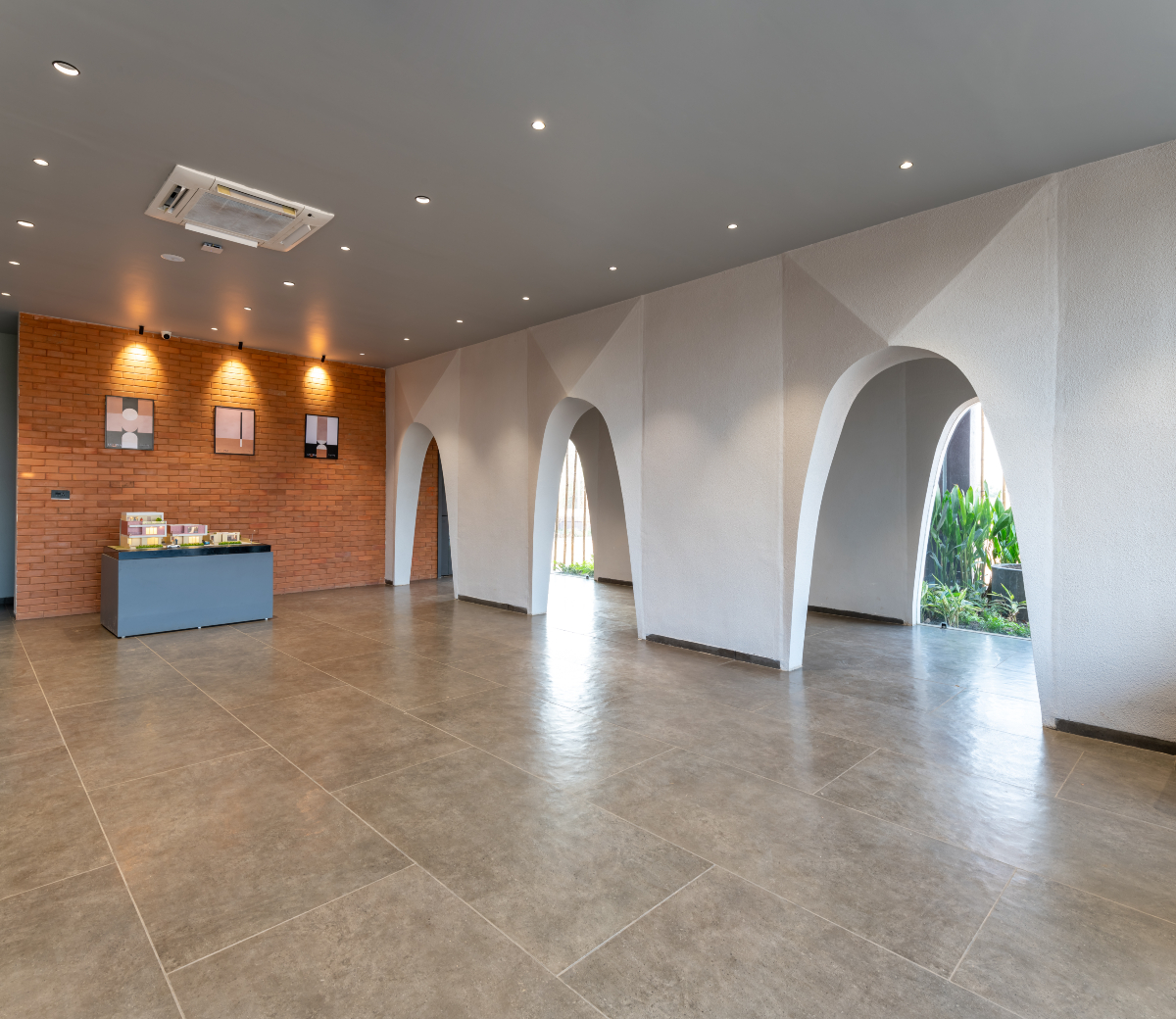 Utopia Township, luxury design, sustainable structure, steel, ACP panels, parabolic arches, eco-conscious construction, architectural design, project management, resilience, Chhattisgarh.