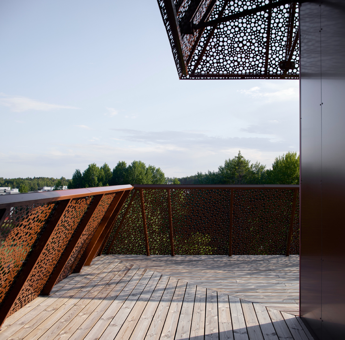 Lantern Apartments, Reiulf Ramstad Arkitekter, urban renewal, Ski, Norway, copper-clad tower, residential architecture, modern design, sustainable design, modern neighbourhood development
