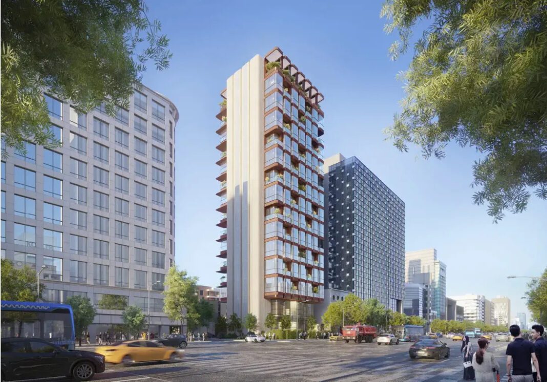 Foster & Partners, live-work tower, Seoul, sustainable design, hybrid spaces, biophilic principles, smart building, cultural integration, urban innovation, future of urban living