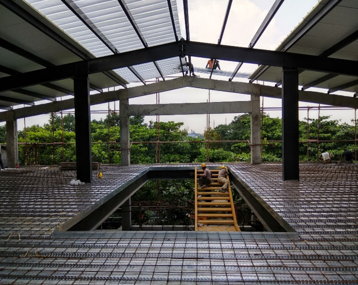  REC IDEA Factory, sustainable architecture, modern academic spaces, collaborative design, steel framework, natural light, eco-friendly materials, Rajalakshmi Engineering College, Architecture Plus Value, adaptive design, energy efficiency, innovative campus architecture
