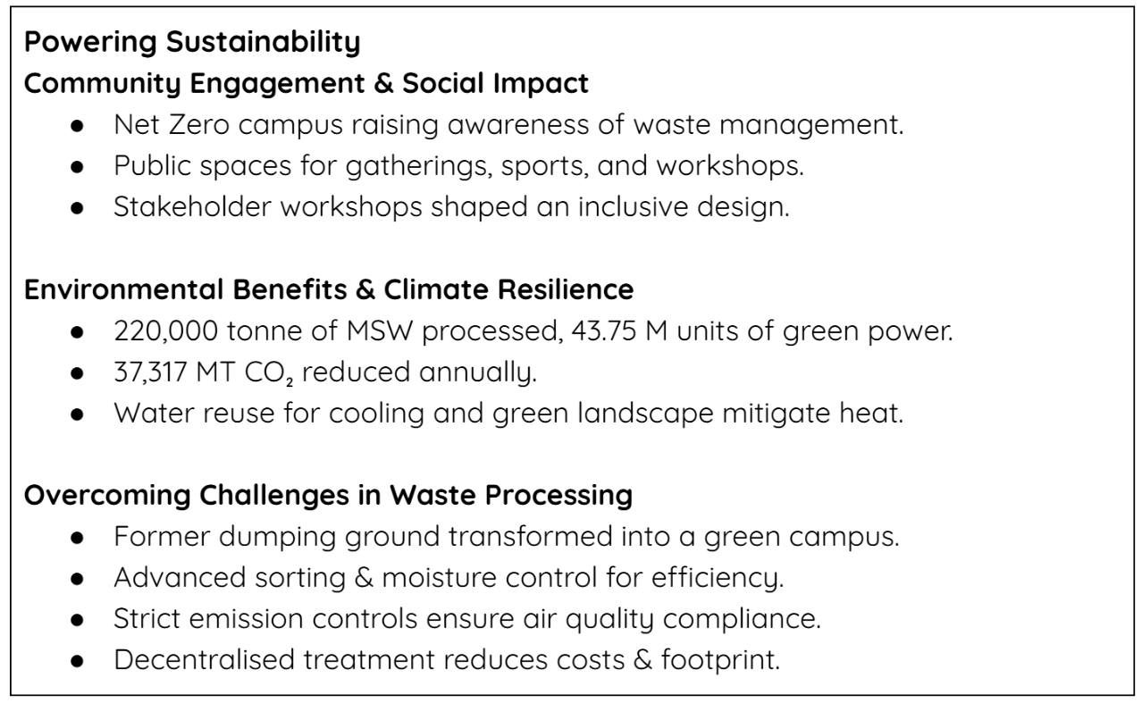 Waste-to-Energy, Sustainability, Circular Economy, Renewable Energy, Green Infrastructure, Urban Waste Management, Eco-Friendly Design, Net-Zero Campus, Community Engagement, Climate Resilience