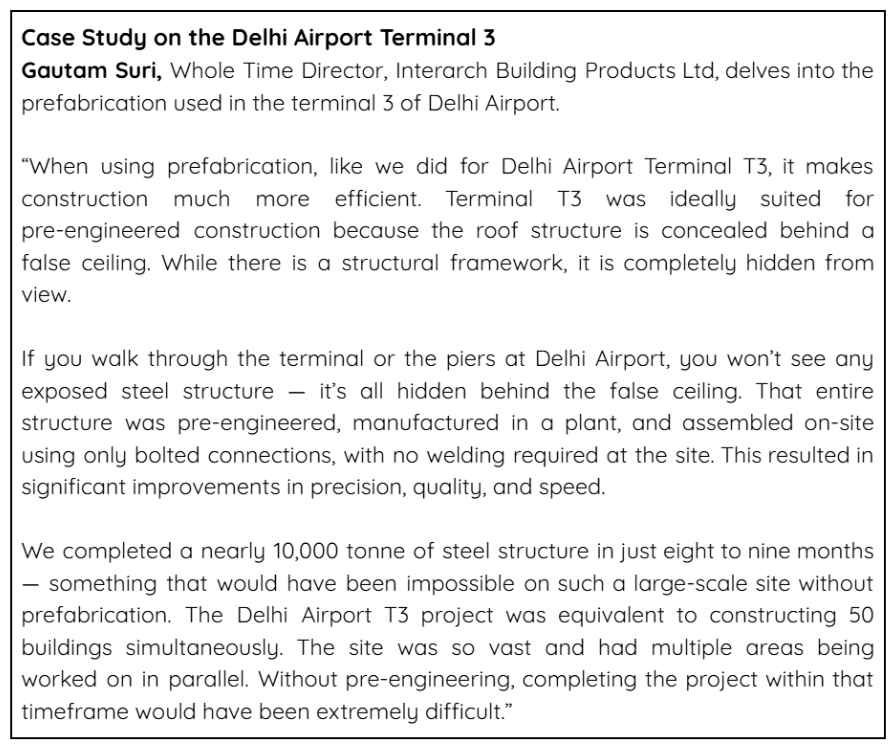 Airports, Steel Construction, Aviation Infrastructure, Long-Span Roofs, Prefabrication, Terminal Design, Fast-Track Construction, Structural Engineering, Passenger Experience, India Expansion