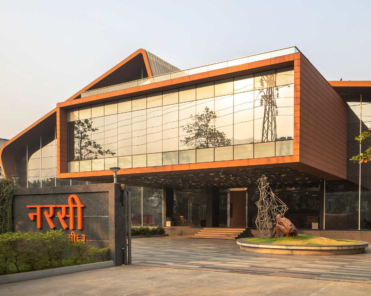 Factory Reset project, Navi Mumbai factory, sustainable architecture, steel construction, PEB structures, industrial redesign, furniture manufacturing, ergonomic furniture facility, prefabricated steel, Raagin Karman, Tata Structura steel, energy-efficient design, RCC transformation, modern factory design