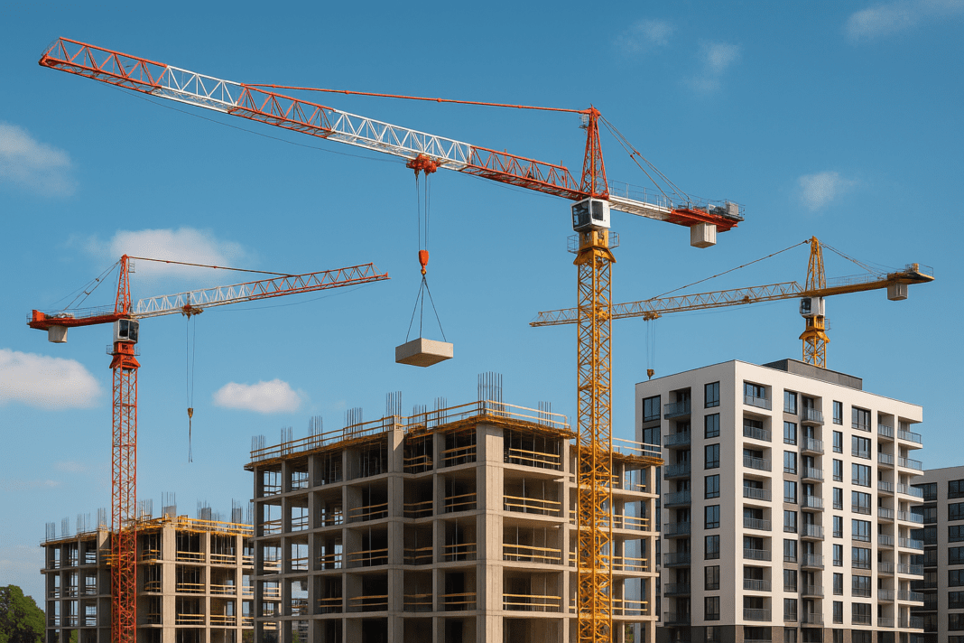 Taisun Gantry Crane Lifting the 17,100-Ton Deck Box of the Scarabeo 9 Semi-Submersible