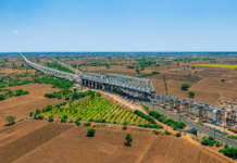 130-Metre, 2,900-Tonne Steel Bridge Span Launched in Bharuch for Bullet Train Steel Bridge