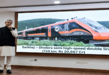 Cabinet Approves India’s First Semi-High-Speed Rail Line Between Sarkhej and Dholera at ₹20,667 Crore Semi-High-Speed Rail Line