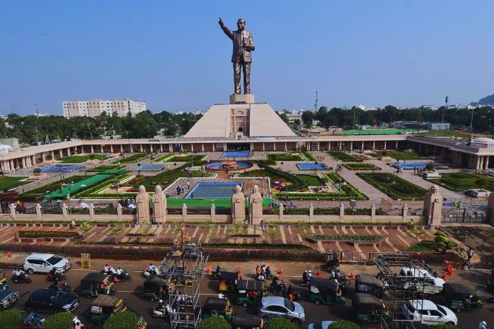 Vijayawada Unveils World’s Tallest Statue of Dr. B.R. Ambedkar