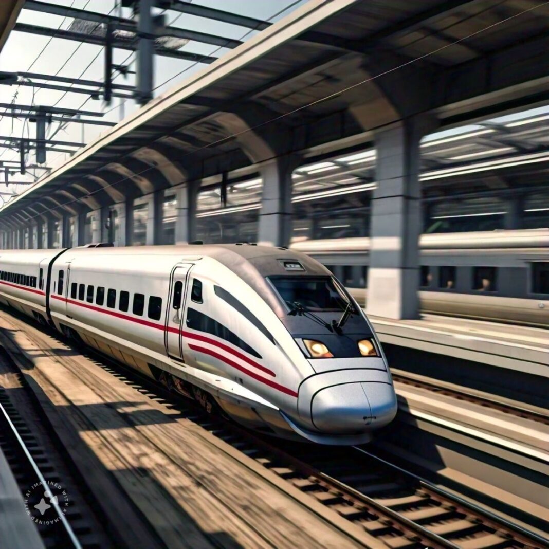 Bullet Train, Gujarat, Surat Station, High-Speed Rail, Infrastructure Development, Vadodara Bridge, NHSRCL, Regional Connectivity, Economic Growth, President Droupadi Murmu