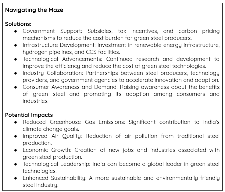 Green Steel: Forging a Sustainable Future for India's Industry