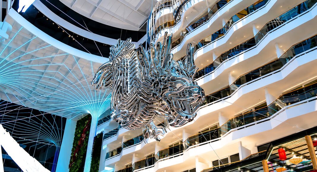 Dragon Sculpture, MSC World Asia Dragon Sculpture
